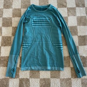 Blue Lululemon Long sleeve